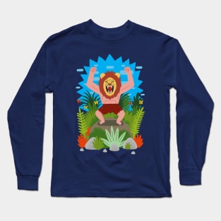 Lion-Man Long Sleeve T-Shirt